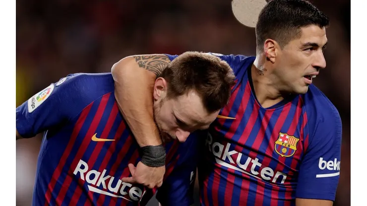 Rakitic anotó un gol muy curioso