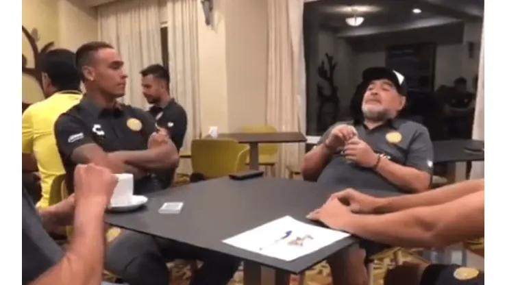 Foto captura de Diego Maradona.