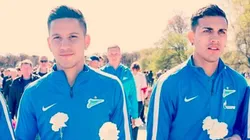 Paredes y Driussi, juntos en el Zenit.