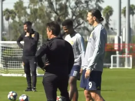 En la primera charla entre Guillermo y Zlatan, fue el sueco el que dio la lección