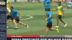 Foto de la práctica de Boca.