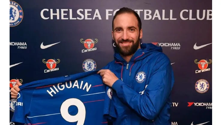 Higuaín, nuevo jugador del Chelsea.