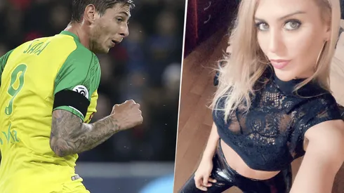 Foto del jugador y su ex pareja.