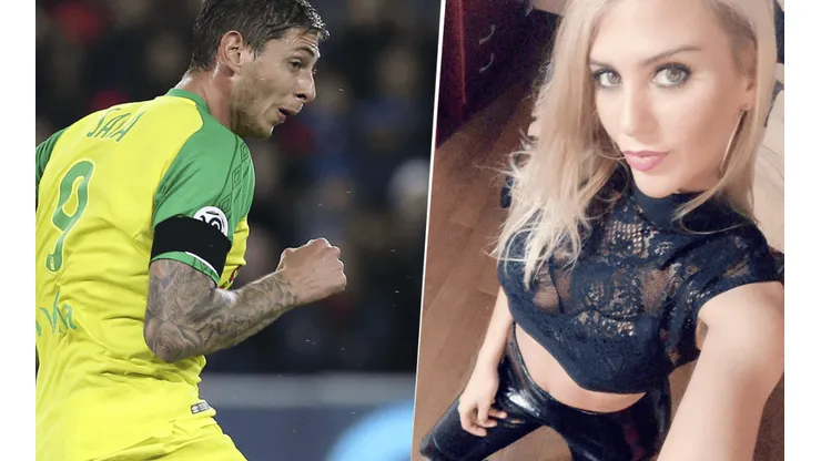 Foto del jugador y su ex pareja.
