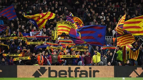 La afición de Barcelona.