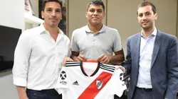 Rojas, presentado como nuevo jugador de River.