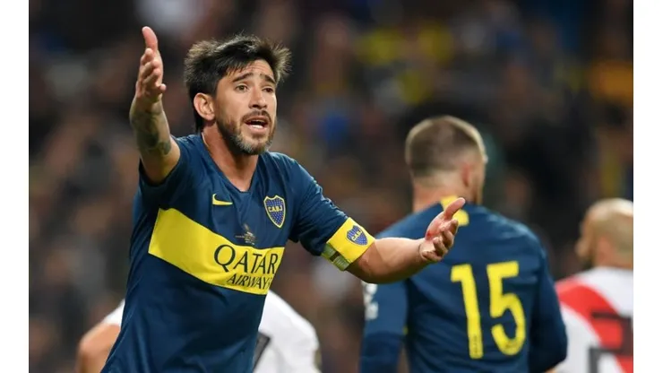 Pérez en el que podría haber sido su último partido en Boca.