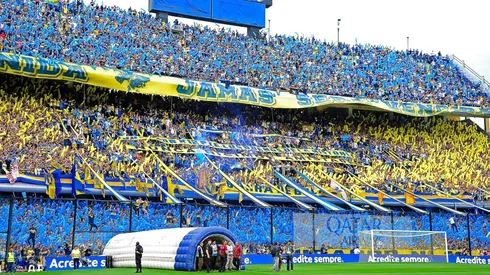 Foto de la hinchada de Boca.