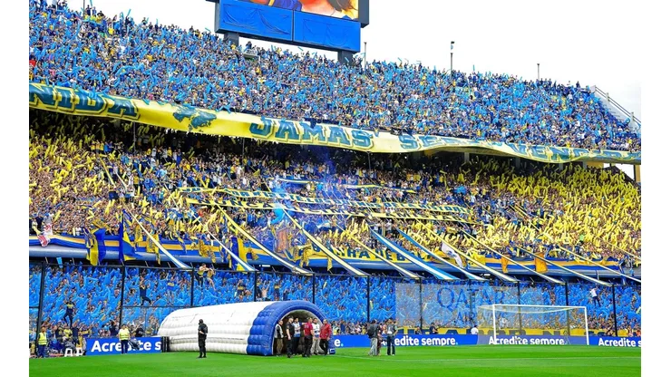 Foto de la hinchada de Boca.