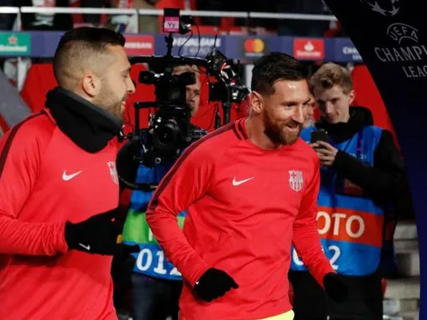 A Jordi Alba le contaron que en Madrid comparan a Vinicius con Messi