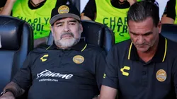 Diego Maradona, entrenador de Dorados.