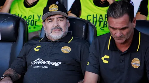 Diego Maradona, entrenador de Dorados.