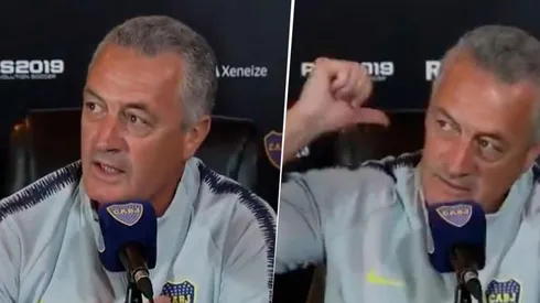 Esto es Boca: el llamativo gesto de Alfaro en plena conferencia de prensa