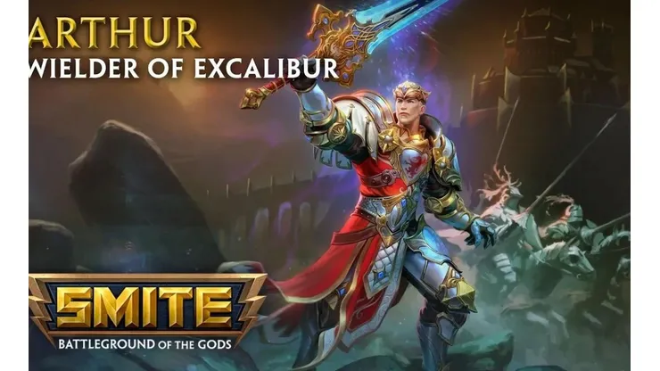 Presentación del Rey Arturo, portador de Excalibur, el nuevo Dios de SMITE
