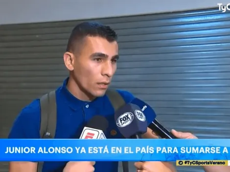 Junior Alonso ya le habló al hincha de Boca