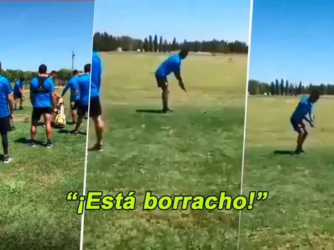 No podemos más: Barrios probó con el golf y sus compañeros lo volvieron loco