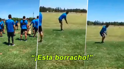 No podemos más: Barrios probó con el golf y sus compañeros lo volvieron loco
