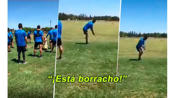 No podemos más: Barrios probó con el golf y sus compañeros lo volvieron loco