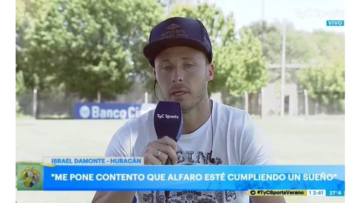 Damonte no se enojó por la elección de Alfaro.