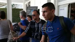 Junior Alonso llegó a Ezeiza: "No dudé un segundo en venir a Boca"