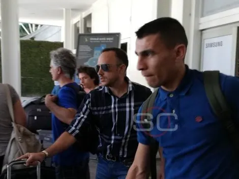 Junior Alonso llegó a Ezeiza: "No dudé un segundo en venir a Boca"