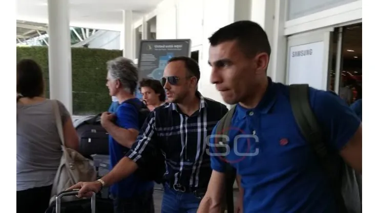 Junior Alonso llegó a Ezeiza: "No dudé un segundo en venir a Boca"