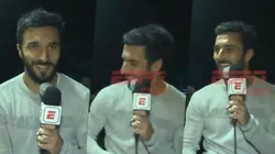 Como uno más: Scocco se puso a cantar con los hinchas de River