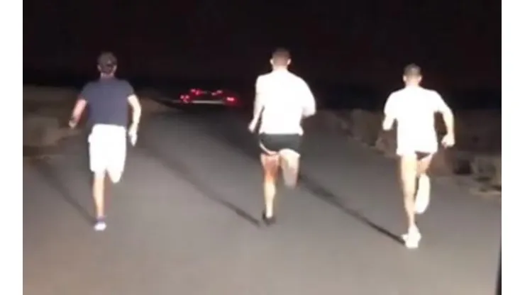 Una obsesión: Cristiano entrena hasta cuando está de vacaciones en el desierto