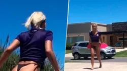 Sol Pérez salió a andar en skate y casi la pasa mal.