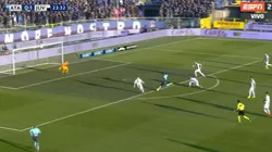 Golazo de Duván Zapata para conseguir la igualdad de Atalanta ante Juventus