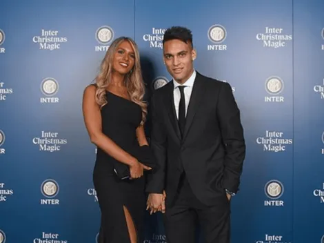 Lautaro Martínez posó con su novia, pero todos hablan de los cuernos que le pusieron detrás