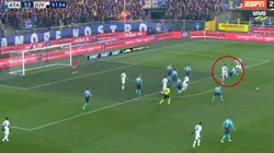 Rodrigo Bentancur se fue expulsado en Juventus