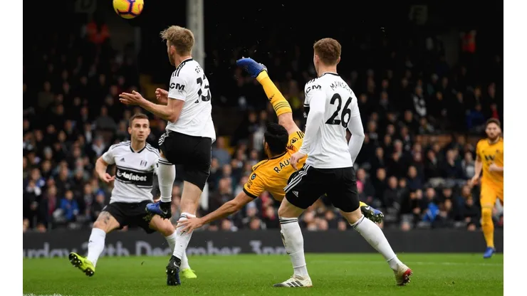 Foto de Raúl Jiménez, jugador del Wolverhampton.