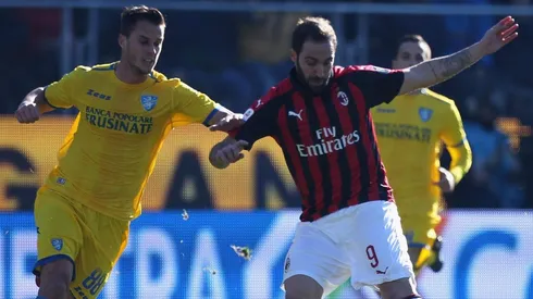 Foto de Gonzalo Higuaín, jugador de Milan.