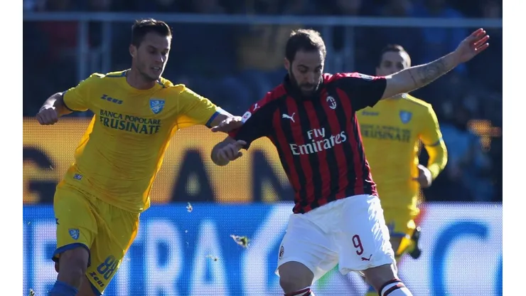 Foto de Gonzalo Higuaín, jugador de Milan.