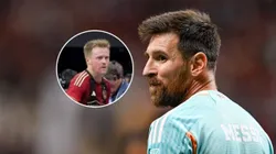 Dax McCarty y Lionel Messi.