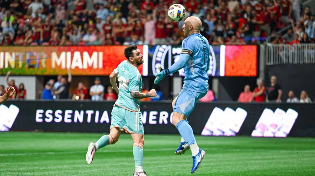 El gol que le anularon a Messi vs. Atlanta United. (Foto Imago)