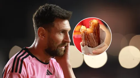 Lionel Messi y churros.