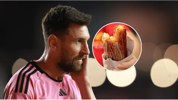 Lionel Messi y churros.