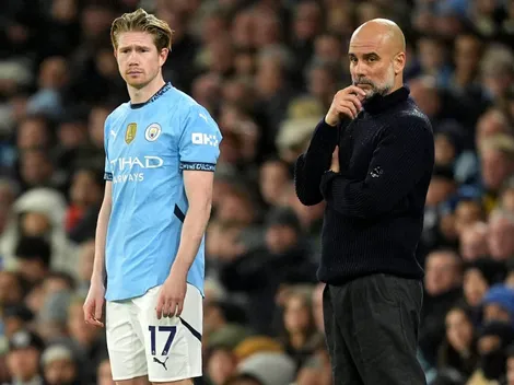 Kevin De Bruyne se refirió a los rumores que lo distanciaban de Pep Guardiola