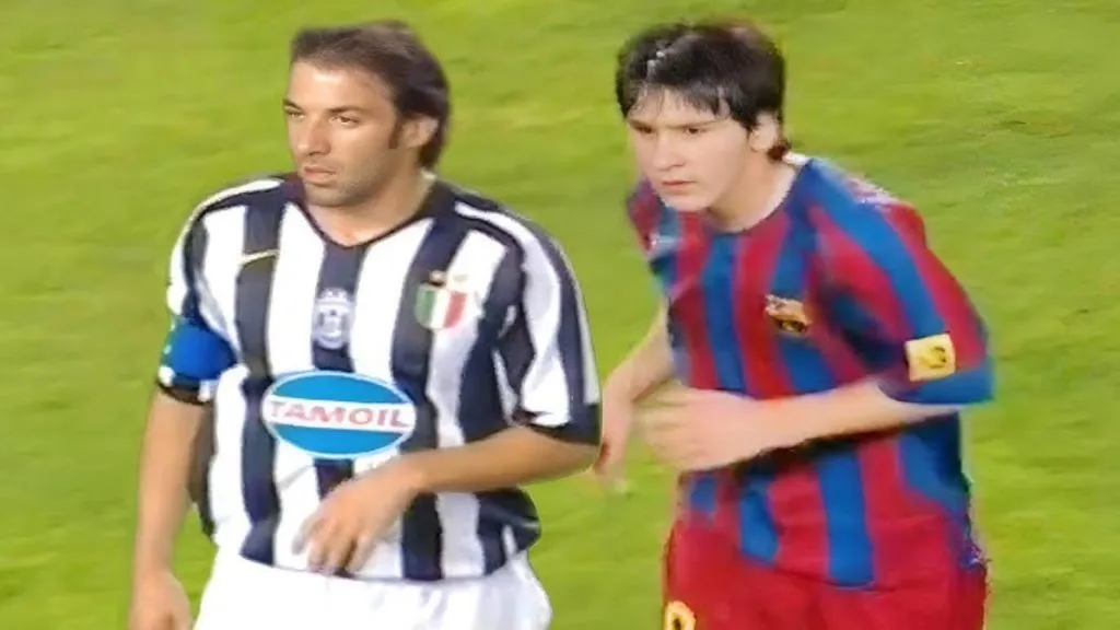 Curiosamente, Messi tuvo su primera gran noche en Barcelona ante Del Piero: TW