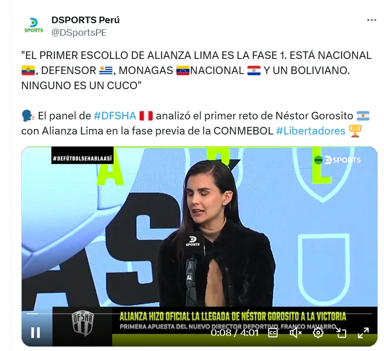 Posibles rivales de Alianza en la Libertadores. (Foto: DirecTV)