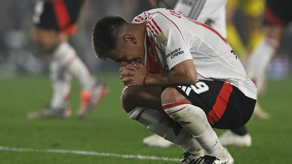 Echeverri no pudo contener las lágrimas tras la eliminación de River en la Libertadores: IMAGO
