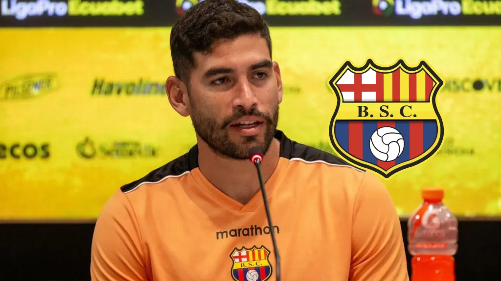 Víctor Mendoza fue titular en Barcelona SC en esta temporada  por la lesión de Burrai.