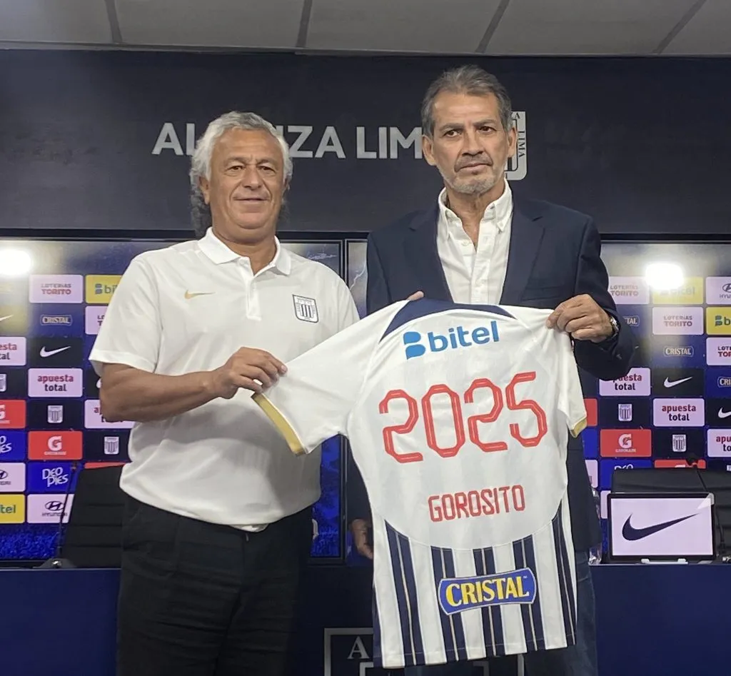 Néstor Gorosito presentado en Alianza Lima. (Foto: Prensa AL).