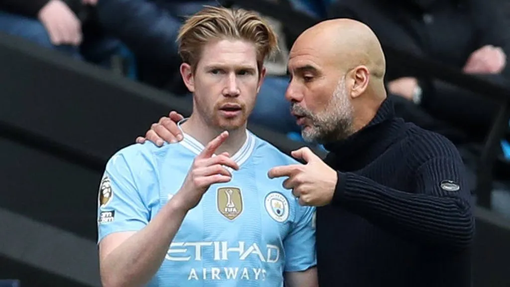 Se teme en Inglaterra por una fractura entre Guardiola y De Bruyne: IMAGO