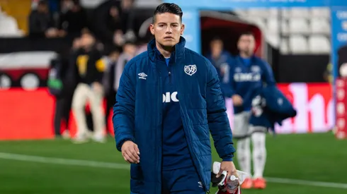 James Rodríguez solo jugó 136 minutos en el Rayo Vallecano sobre 16 partidos.