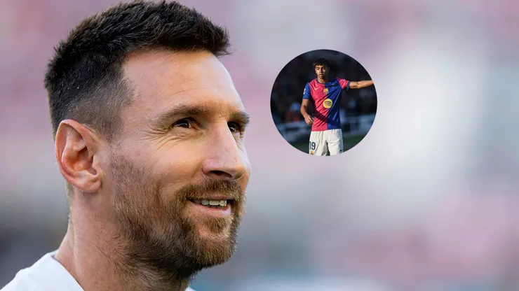 Yamal, uno de los 10 elegidos por Messi para recibir su regalo.