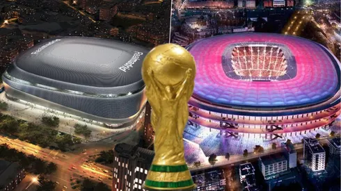 La FIFA anunció que el Santiago Bernabéu y el Camp Nou compiten por albergar la Final de la Copa Mundial 2030.