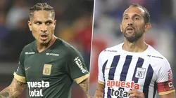 Paolo Guerrero y Hernán Barcos, dos de los jugadores que acaban contra en 2025 con Alianza Lima. (Imago)